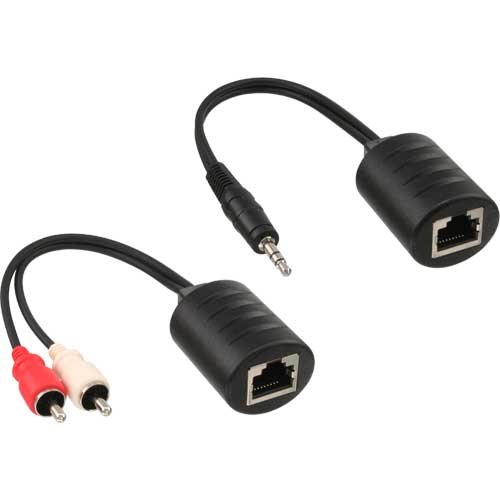 InLine 89003 Audio über RJ45 passiv Adapter (2-er Pack)