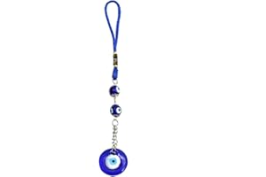 DECHOUS Evil Eye Car Hanging Ornament - Turkish Blue Evil Eye Wall Hanging Decoration Pendant Evil Blue Eyes Charms Car Mirror Hanging for Protection Blessing