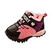 Produktbild Turnschuhe Baby Hirolan Kinderschuhe Lederpuschen Anti-Rutsch Winterschuhe Neugeborenes Umschalten Herde Warm Mädchen Sportschuhe Krabbelschuhe Plüsch Babyschuhe (21, Rosa)