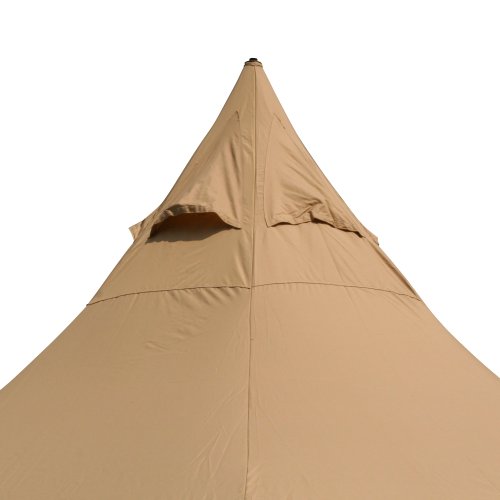 10T Captiva 6 – Schirm-Sonnendach 31m² Hexagon mit Aufstellstange wasserabweisend 90% UV-Schutz - 12