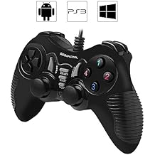 BEBONCOOL Manette de jeu filaire avec vibration pour PS 3 / Windows PC / Android TV Box / Steam