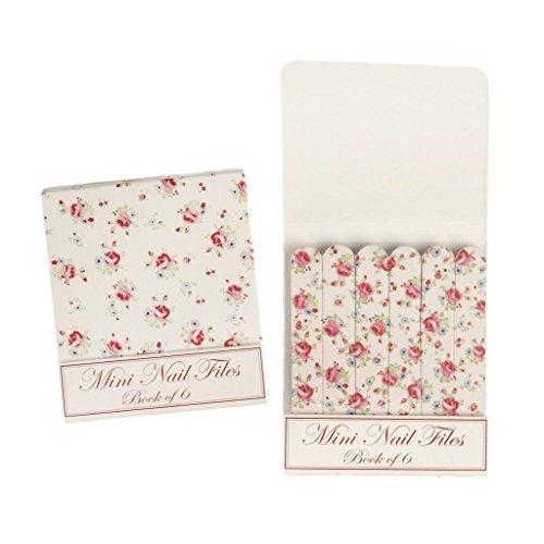 Set Of 6 La Petite Rose Matchbook Nail Files