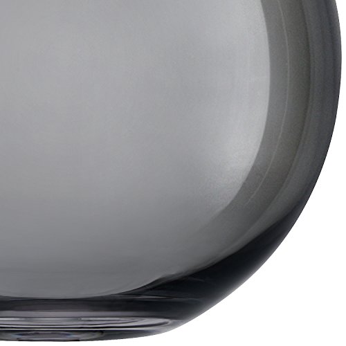 LSA International Polka Vase 24 cm grau - 4