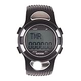 Luwu-Store Multifunktionale 3D Pedometer Puls Monitor Armbanduhr kompatibel mit Hintergrundbeleuchtung Kalorien Kalorien Herzfrequenz Zählung
