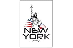 FOTO MAGNETS Aimant de réfrigérateur Statue de la Liberté Illustration New York