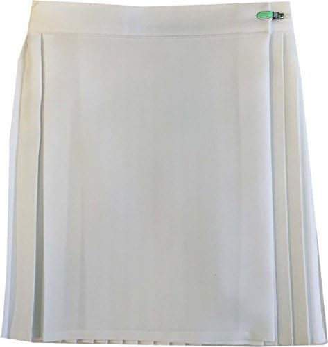 New Only Uniform Wraparound Girls Netball Skirt White 22