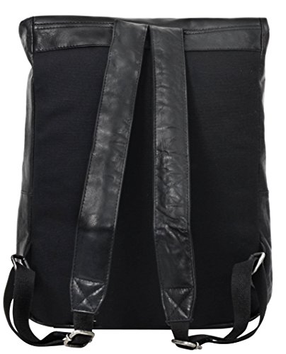 Gusti Leder studio „Neal“ Laptoprucksack Rucksack Lederrucksack Laptop-Rucksack 15″ Apple MacBook 15 Zoll Klassiker Allrounder Büffelleder Echt Leder Vintage Schwarz 2M52-20-6 - 7