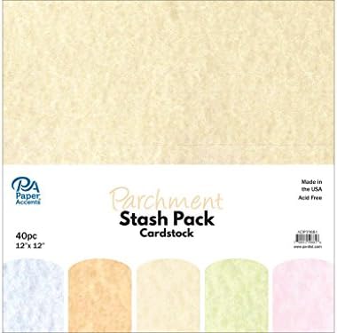 Paper Accents Stash Pack 12x12 Parchment