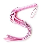 Stylex Party Ltd Short Baby Pink Faux Leather Whip Sexy Fetish Riding Whip Tassel Bondage