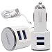 CAR CHARGER WITH 2 USB PORTS AND APPLE LIGHTENING CABLE (3.4Amp) RS.309.00