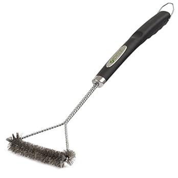 Kowege Grillbrste Aus Rostfreiem Edelstahl Hochwertige Reinigungsbrste Mit Besonders Komfortablem Griff 53cm Lnge