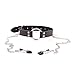 Produktbild Yujiang-EUR Black Leather Choker Collar with Open Mouth Ring Nip PLE Clamps