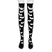 Produktbild Beginfu 1Paar Halloween Wind Oberschenkel hohe Socken Strümpfe über dem Knie Halloween Muster Socken Schrecklich Vampir Karnevalsparty Casual Kniestrümpfe Strümpfe socks hohe Socken