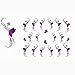 Longwithin 3D Nail Art Tips Stickers False Nail Cat Design Manicure Decals