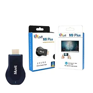 Muvit WiFi Wireless Display Dongle | DLNA Airplay Wireless HDMI Screen Mirroring Wi-Fi Adapter, TV/LED/LCD/Projector Receiver Device Easy Sharing Wireless Compatible with iPhone/Android