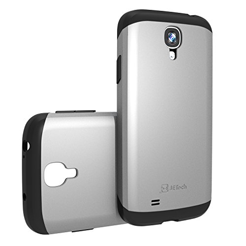 JETech - Funda para Samsung Galaxy S4  Carcasa Protectora  Plata