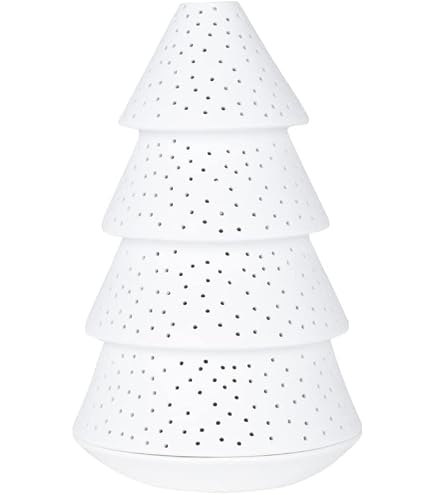 Räder Petite Lumière De Sapin En Porcelaine - Décoration Élégante Pour Bougie Chauffe-Plat