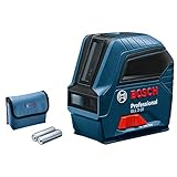 Bosch Professional Laser Lignes GLL 2-10 (Portée : jusqu'à 10 m, 3 x Piles AA, dans Boîte en Carton)