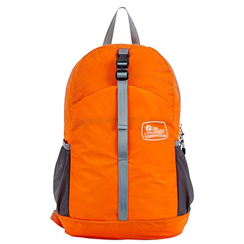 Preisvergleich Produktbild Herrenrucksack Business-Tasche Freizeittasche Schultasche Laptoptasche Reisetasche Rucksäcke - Outdoor-Klapprad Mit Großer Kapazität ZHML (Farbe : Orange)