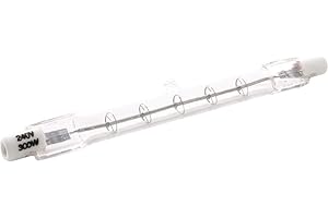 OXFORD UNIVERSITY PRESS Bare Infrared Quartz Heat Bulb R7 118mm, Spare or Replacement 118mm Bulb for IR 300W Lamp, CC531