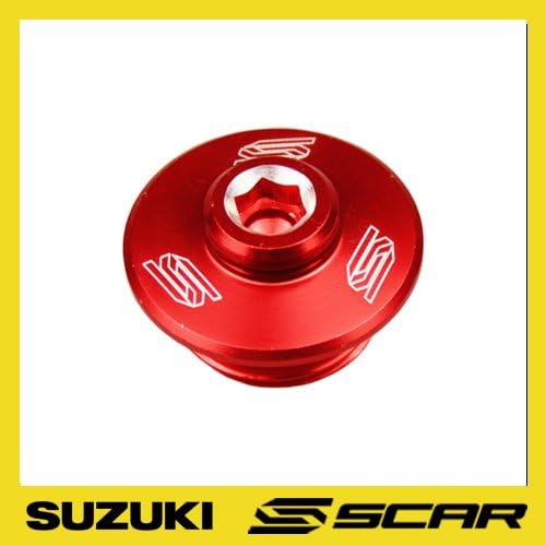 NEW OIL FILLER PLUG SUZUKI RM 85 125 RMX RMZ RM-Z 250 450 SEROW TRICKER YFZ RED