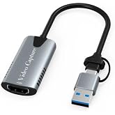 Alfalink Type-c To Usb 2in1 Video Capture Capture Card 4K 1080P Tip HDMI to Type-C PC Computer Video Adapter Converter