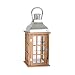 Produktbild Laterne Gartenlaterne Gartenlampe Windlicht Holz Edelstahl versch. Größen, Maße:20 x 20 x 47cm