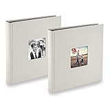 DOBLE TAMAÑO - Gracias al formato del álbum de fotos grande XXL de 100 páginas (30x30 cm), puedes recopilar 4 fotos de 10x15 cm por página, es decir 400 fotos por álbum.