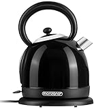 Vergessen Sie den Kabelsalat in Ihrer Küche, die Basistation mit integrierter Kabelaufwicklung schafft Abhilfe.