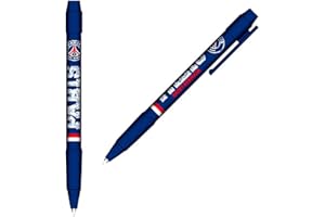 PSG - 2 x Stylos à Bille Paris Saint-Germain Officiels - Couleur : Bleu