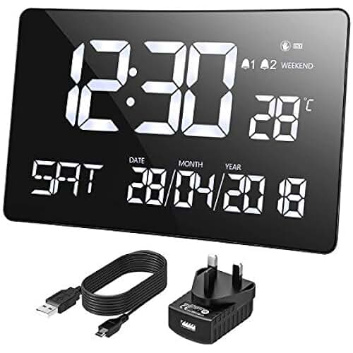 Amazon.co.uk extra large digital wall clock