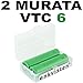 Produktbild enkviSten 2er Pack MURATA VTC6 Konion Akku Batterien Li-Ion / 3120mAh - in Premium Akku Boxen für Akkus