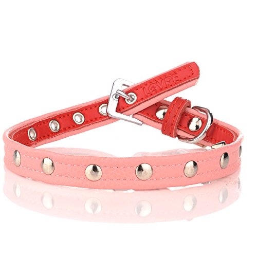 Preisvergleich Produktbild lovpe, Hundehalsband, Rinder Wildleder + Stift Hund Walking Trip [Verstellbare Halsbänder für Hunde]