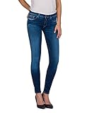 replay jeans wiki Schmales Bein Replay Damen LUZ Skinny Jeans, Blau (Mid Blue Denim 9), W28/L30