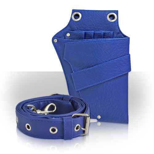 Roo Beauty Hairdressing Pouch, Scissor Holster, Hair Kit Accessories in Clipper Blue
