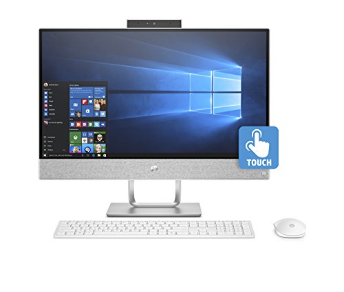 HP Pavilion All-in-One 24-x058ns - Ordenador de sobremesa DE 23 8  FHD  Intel Core i7-7700T  8 GB RAM  1 TB HDD  Intel HD 630  Windows 10 Home 64  Blanco Nieve - con Teclado QWERTY Espa  ol y Rat  n