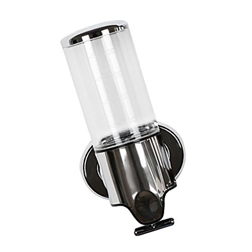 MagiDeal Seifenspender zur Wandmontage - Wandseifenspender für Reinigungsmittel - Wand-Spender für Flüssigseife - Klar, 500ml