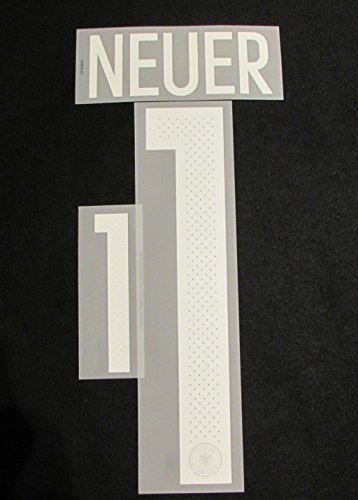 DFB Deutschland NEUER Flock für adidas Torwart Trikot UEFA EM 2016 Qualifikationen FIFA WM 2018