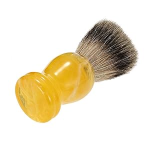 Anself Hair Shaving Brush Professional Pure Badger Yellow Handle Barber Salon Men Facial Beard Cleaning Appliance Shave… - Image 8