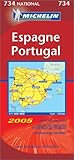 Image de Carte routière : Espagne - Portugal