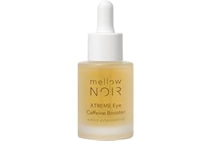 ‎MELLOW NOIR mellow NOIR XTREME Eye Caffeine Booster 15ml - SOFORT AUFPOLSTERND – Augenserum mit Koffein für müde geschwollene Augen – gegen Augenringe und Tränensäcke - Vegan - Zertifizierte Naturkosmetik