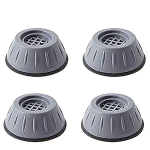 AMDOT Vibration Pads 4 Pieces, Washing Machine Stand, Washer Foot Pads Dryer Heightening Pads Stabilizer Support Stand for Home (Multicolor)
