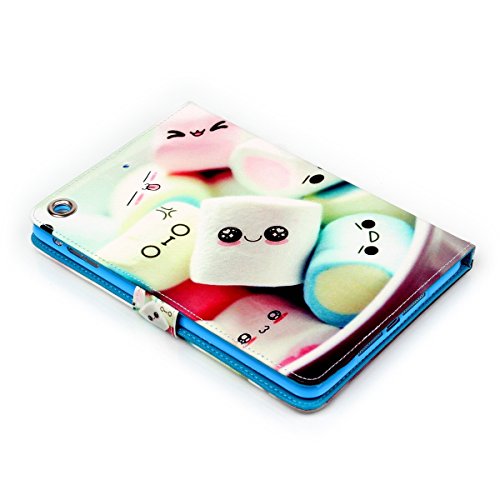 iPad mini 2 Lederhülle – Felfy Slim Full Body Cute Cartoon Sweet Candy Funny Eyes Muster PU Case Cover Etui Schutz Hülle Tasche für ipad mini 3 mini 2 mini 1 + 1x Koala Anti Stöpsel + 1x Silber Stylus - 5