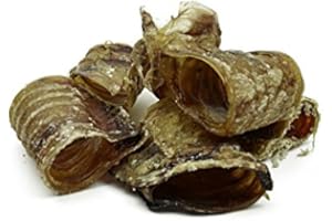 BONYA SMILE Tráquea de Vaca 1000g, 1pack 1kg | Dog Treats Food Dog stix Snack