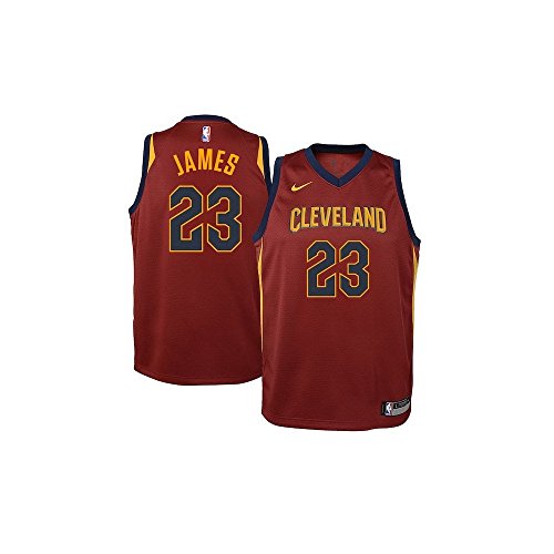 Ganga Nike NBA Cleveland Cavaliers LeBron James Youth Swingman Jersey -
Icon Edition Youth Large Revisión