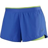 Color azul ASICS Mujer 2 N1 3.5 Pulgadas Pantalones Cortos Oberbekleidung, Mujer, Oberbekleidung 2N1 3.5 Zoll Shorts, Azul, Small