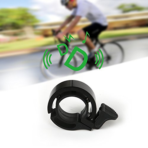 TWOOC Genuine Classic Mountainbike Fahrradklingeln Q Stealth Unisex Erwachsene, 2 Farbe (schwarz und Silber) - 6