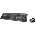 Hama D3182677 KMW-700 Gulf Wireless Keyboard and Mouse Set, Anthracite/Black