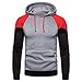 Produktbild Luckycat Herren Herbst-Winter Kapuzenpullover mit vollständigem Taste Geeignet für Sport Freizeit Zuhause Herren Sport Fitness Training Sweatshirt Kapuzenpullover Langarmshirt Pullover Sweats