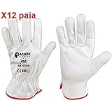 Guante de trabajo de piel TG 9 – 12 pares